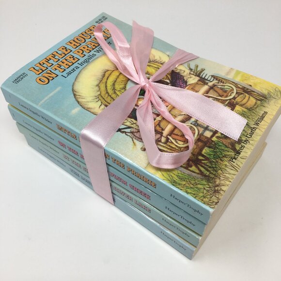 Bundle of Four Little House on the Prairie Series #3-6 Softbound Paperback Books - Picture 16 of 16